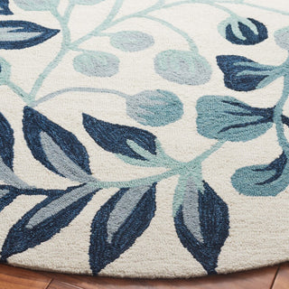 Safavieh Jardin JAR754M Ivory / Blue Area Rug Detail