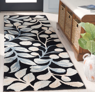 Safavieh Jardin JAR754Z Black / Ivory Area Rug Room Scene