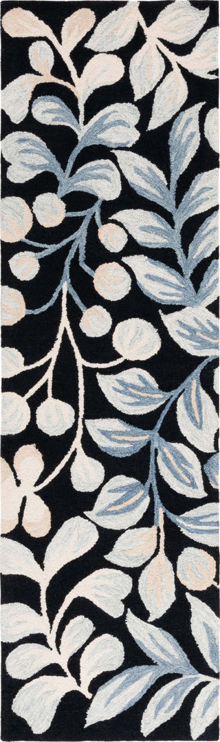 Safavieh Jardin JAR754Z Black / Ivory Area Rug Runner