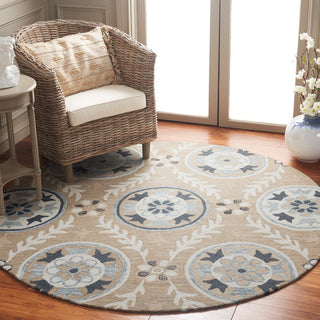 Safavieh Jardin JAR755B Beige / Ivory Area Rug Room Scene Feature