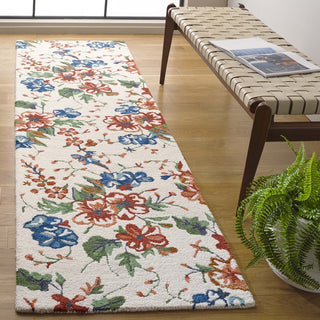 Safavieh Jardin JAR850A Ivory / Orange Area Rug Room Scene Feature