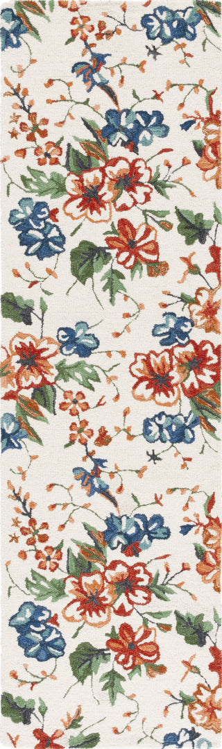 Safavieh Jardin JAR850A Ivory / Orange Area Rug Runner