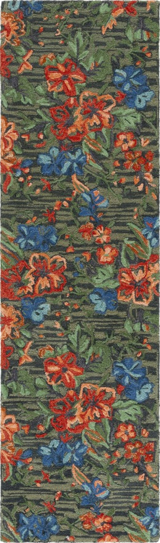 Safavieh Jardin JAR850M Blue / Orange Area Rug Runner