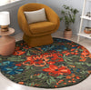 Safavieh Jardin JAR850M Blue / Orange Area Rug Room Scene
