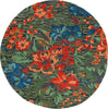 Safavieh Jardin JAR850M Blue / Orange Area Rug Round