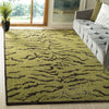 Safavieh Jamie Drake JDK351 Jade / Coffee Area Rug Room Scene Feature