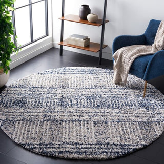 Safavieh Jericho Shag JER100 Navy / Ivory Area Rug