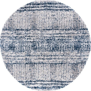 Safavieh Jericho Shag JER100 Navy / Ivory Area Rug