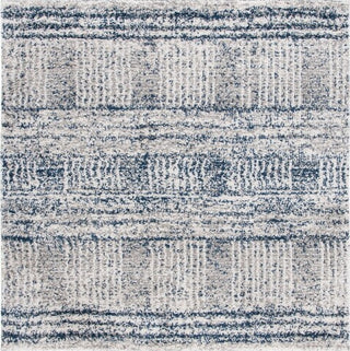 Safavieh Jericho Shag JER100 Navy / Ivory Area Rug