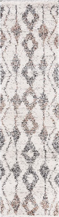 Safavieh Jericho Shag JER102 Ivory / Black Area Rug