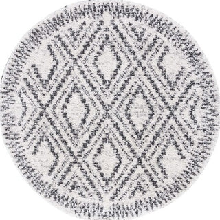 Safavieh Jericho Shag JER104 Ivory / Black Area Rug