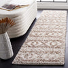 Safavieh Jericho Shag JER106 Taupe / Ivory Area Rug Room Scene Feature