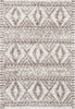 Safavieh Jericho Shag JER106 Taupe / Ivory Area Rug