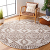 Safavieh Jericho Shag JER106 Taupe / Ivory Area Rug