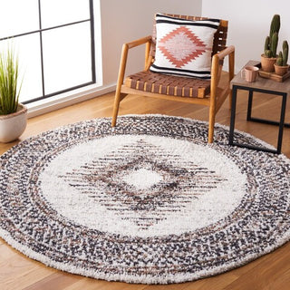 Safavieh Jericho Shag JER110 Black / Rust Area Rug