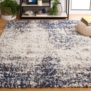 Safavieh Jericho Shag JER112 Ivory / Navy Area Rug