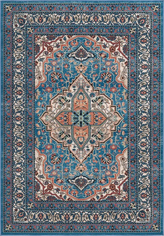 Safavieh Journey JNY105 Blue / Ivory Machine Washable Area Rug