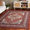 Safavieh Journey JNY105 Red / Ivory Machine Washable Area Rug