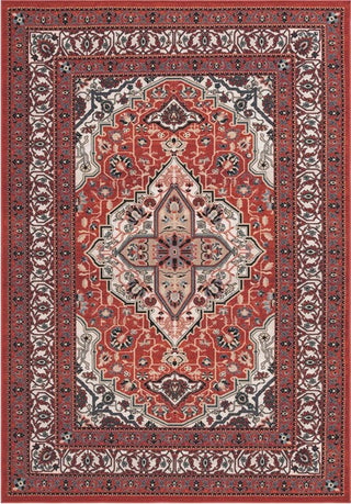 Safavieh Journey JNY105 Red / Ivory Machine Washable Area Rug