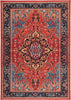 Safavieh Journey JNY107 Red / Blue Machine Washable Area Rug