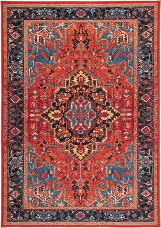 Safavieh Journey JNY107 Red / Blue Machine Washable Area Rug