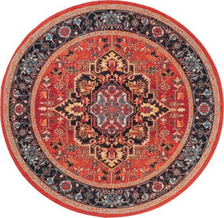 Safavieh Journey JNY107 Red / Blue Machine Washable Area Rug