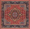 Safavieh Journey JNY107 Red / Blue Machine Washable Area Rug