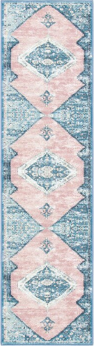 Safavieh Journey JNY147 Blue / Pink Machine Washable Area Rug