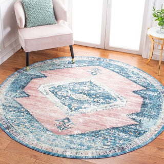 Safavieh Journey JNY147 Blue / Pink Machine Washable Area Rug