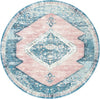 Safavieh Journey JNY147 Blue / Pink Machine Washable Area Rug