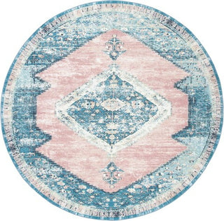 Safavieh Journey JNY147 Blue / Pink Machine Washable Area Rug