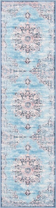 Safavieh Journey JNY152 Turquoise / Pink Machine Washable Area Rug