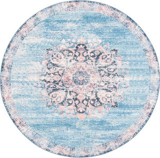 Safavieh Journey JNY152 Turquoise / Pink Machine Washable Area Rug