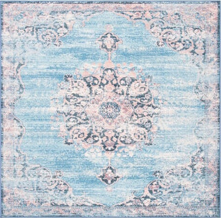 Safavieh Journey JNY152 Turquoise / Pink Machine Washable Area Rug