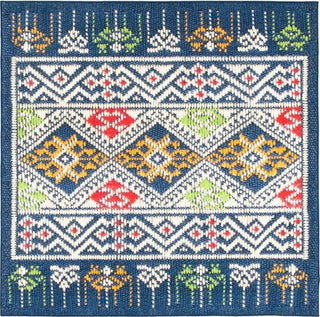 Safavieh Journey JNY167 Blue / Ivory Machine Washable Area Rug