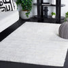 Safavieh Jasmine Shag JSM100 Ivory / Light Grey Area Rug