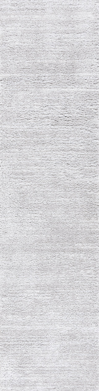 Safavieh Jasmine Shag JSM100F Light Grey / Ivory Area Rug Runner