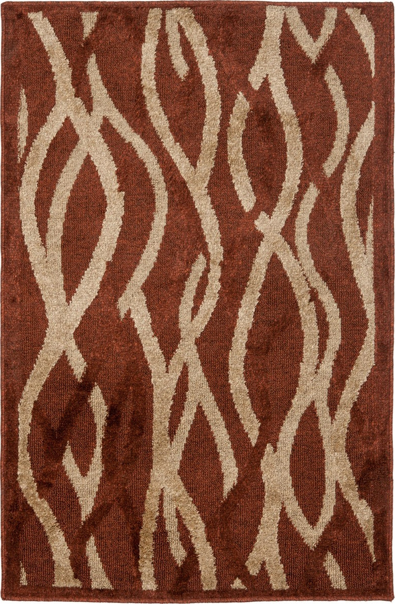 Safavieh Kashmir KAS117 Rust/Ivory Area Rug