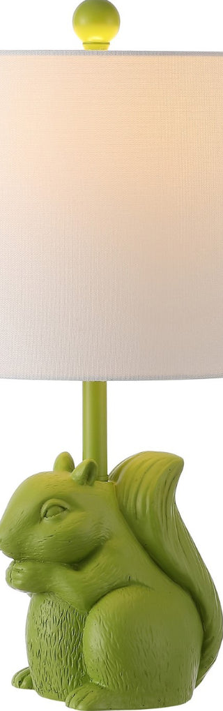 Safavieh Sunny Squirrel KID4245E Green Lamp Main On