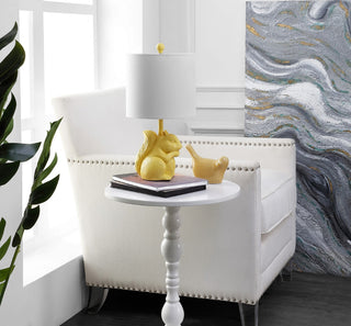 Safavieh Sunny Squirrel KID4245F Yellow Lamp Room Scene Off Feature