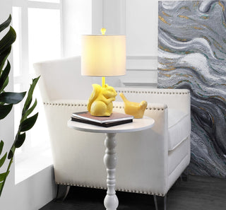 Safavieh Sunny Squirrel KID4245F Yellow Lamp Room Scene On Feature