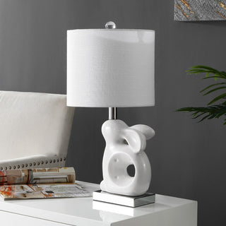 Safavieh Ruby Rabbit KID4246A White Lamp Room Scene Off Feature