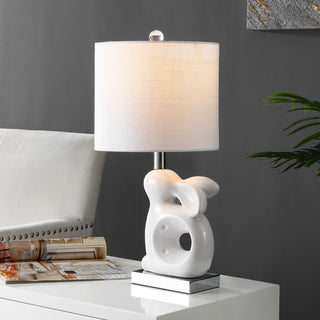 Safavieh Ruby Rabbit KID4246A White Lamp Room Scene On Feature