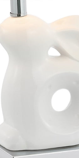 Safavieh Ruby Rabbit KID4246A White Lamp Main On