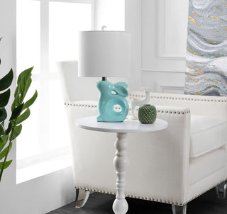 Safavieh Ruby Rabbit KID4246C Seafoam Lamp Room Scene Off Feature