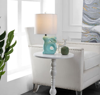 Safavieh Ruby Rabbit KID4246C Seafoam Lamp Room Scene On Feature
