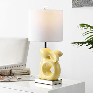 Safavieh Ruby Rabbit KID4246F Yellow Lamp Room Scene On Feature