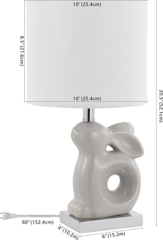 Safavieh Ruby Rabbit KID4246G Grey Lamp main image