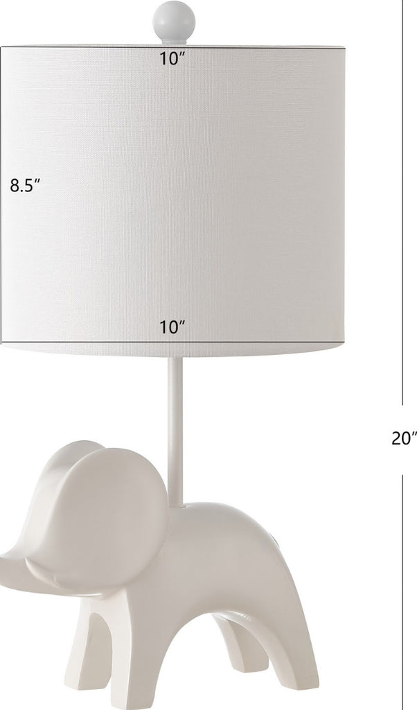 Safavieh Ellie Elephant Lamp KID4248A White main image