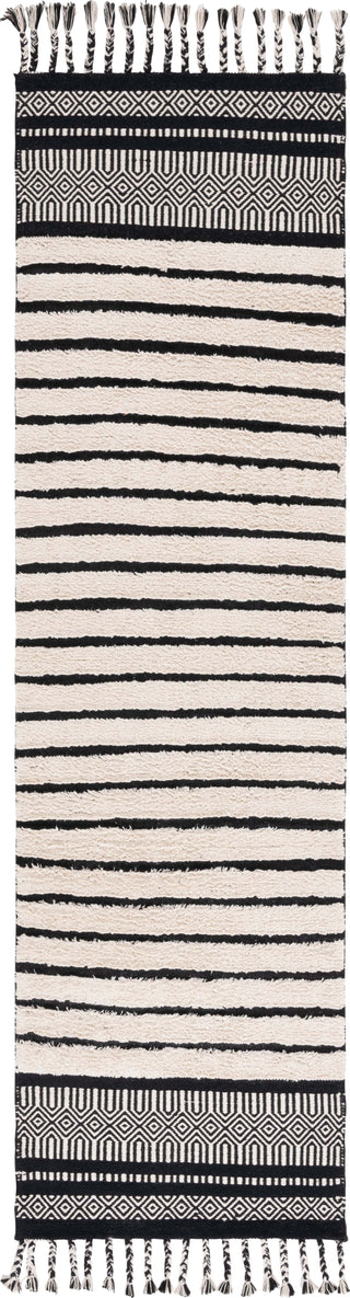 Safavieh Kilim Collection KLC401A Ivory / Black Area Rug Runner